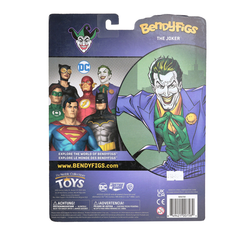 the joker bendy fig back of packaging