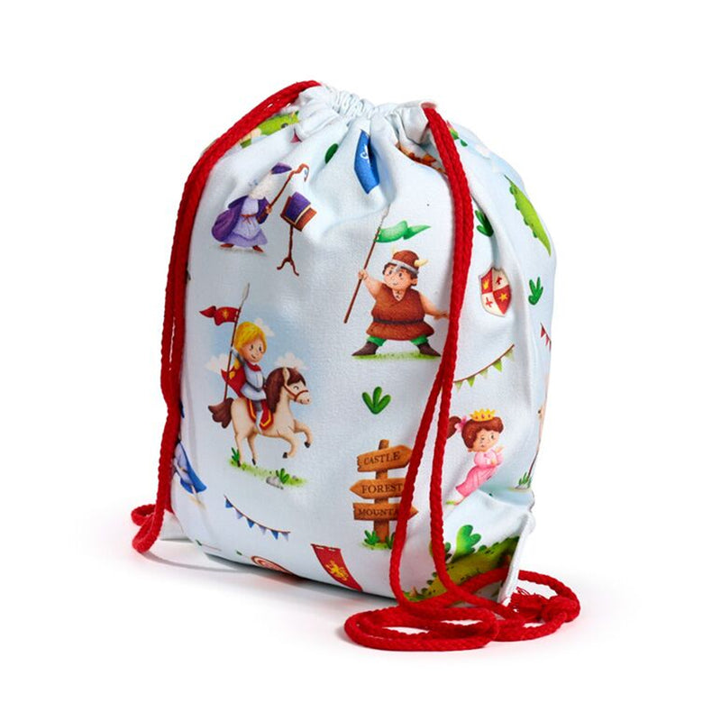 Knights & Dragons Canvas Drawstring Bag