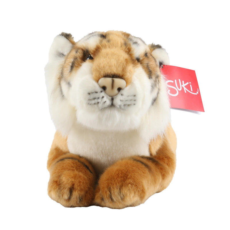 Large Resting Brown Tiger Plush
