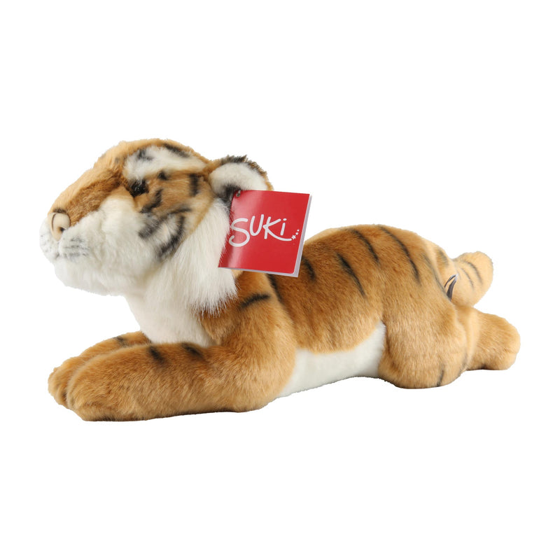 Large Resting Brown Tiger Plush