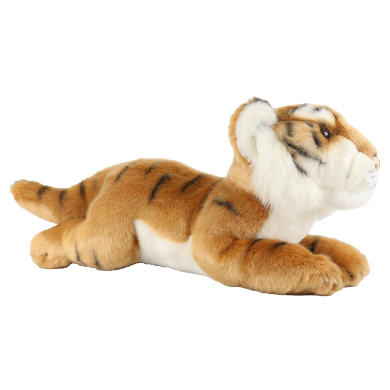 Large Resting Brown Tiger Plush