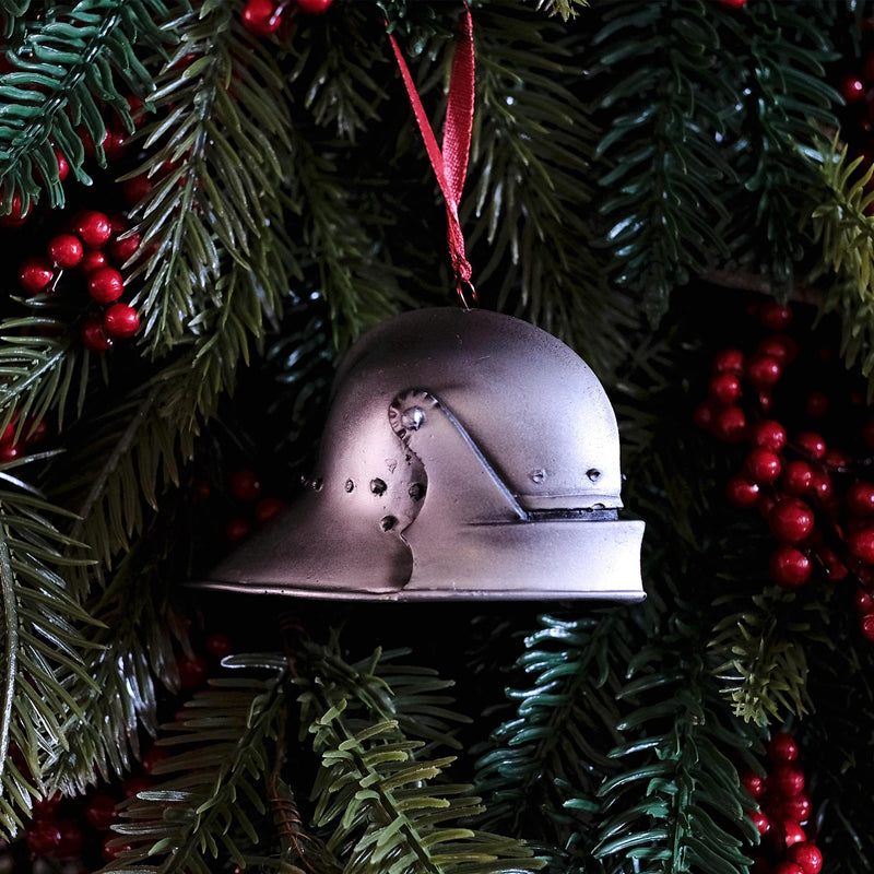 Long tailed sallet decoration hanging in a tree - right side