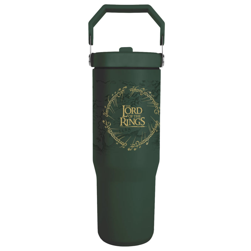 Green pitcher with 'The Lord of the Rings' logo on a white background