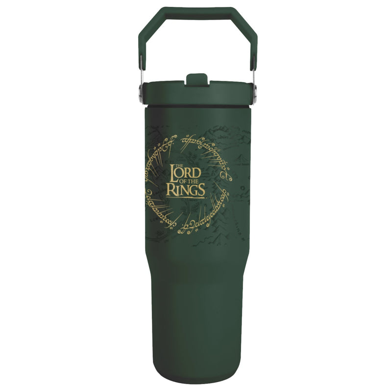 Green pitcher with 'Lord of the Rings' logo on a white background