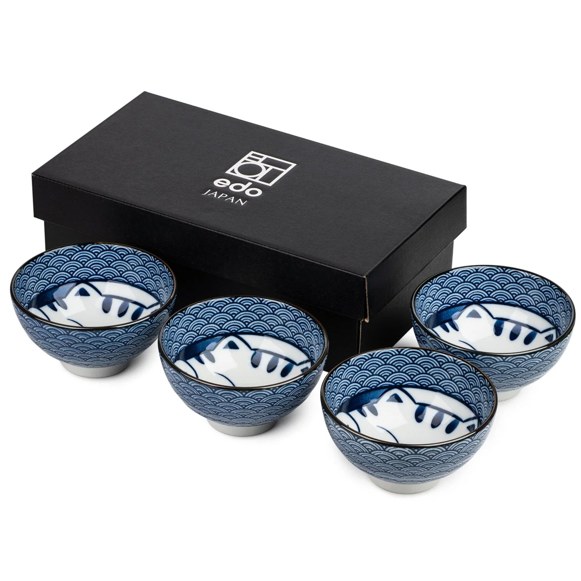 Lucky Cat Ceramic Japanese Rice Bowl Set – Royal Armouries Museum Shop