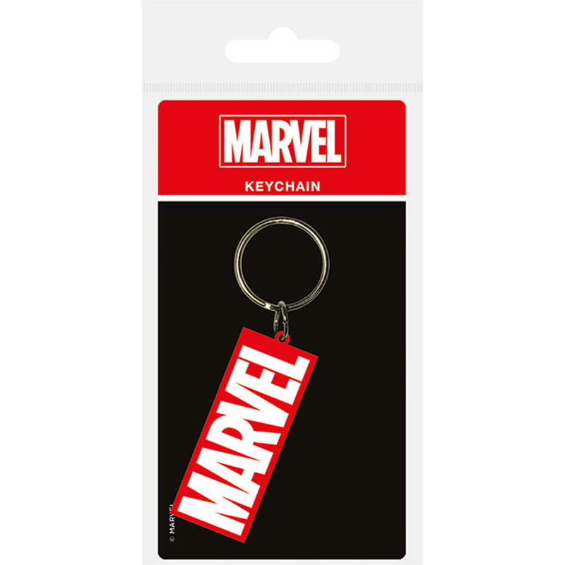 Marvel Logo Rubber Keyring - Marvel