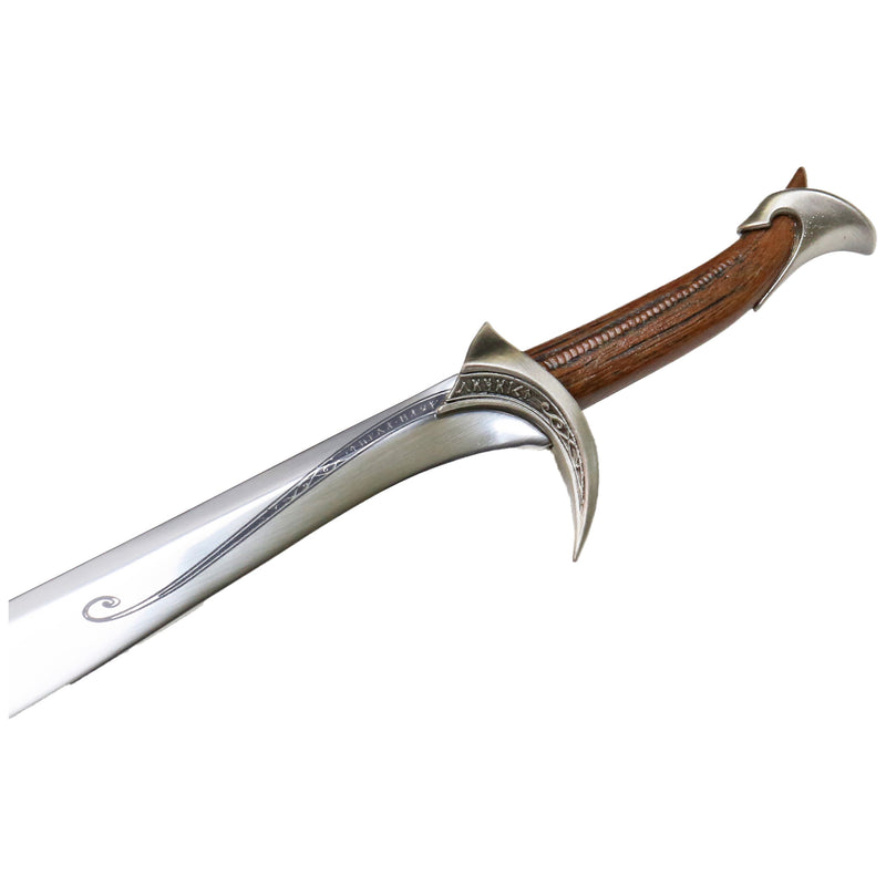 orcrist letter opener hilt on white background
