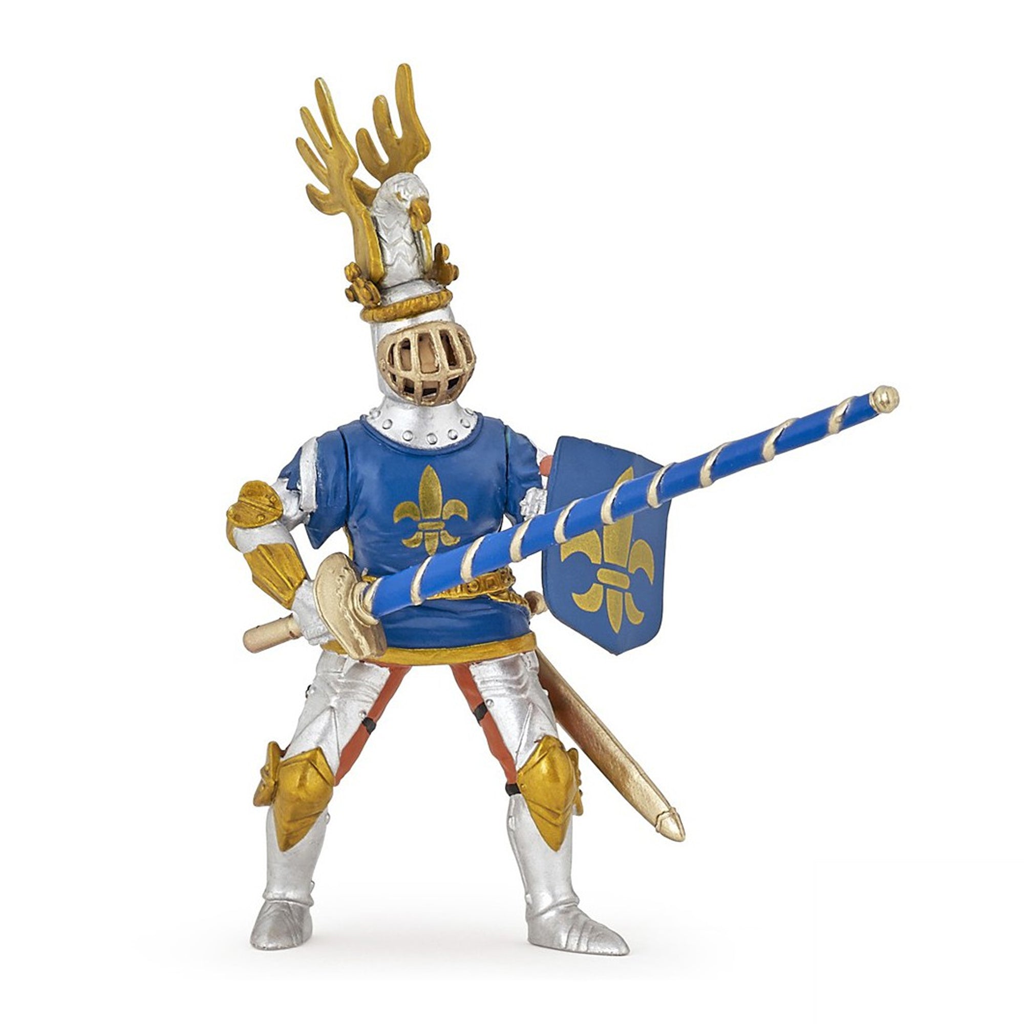 Blue Knight Fleur de Lys; The Medieval Fantasy World (papo) – Royal ...