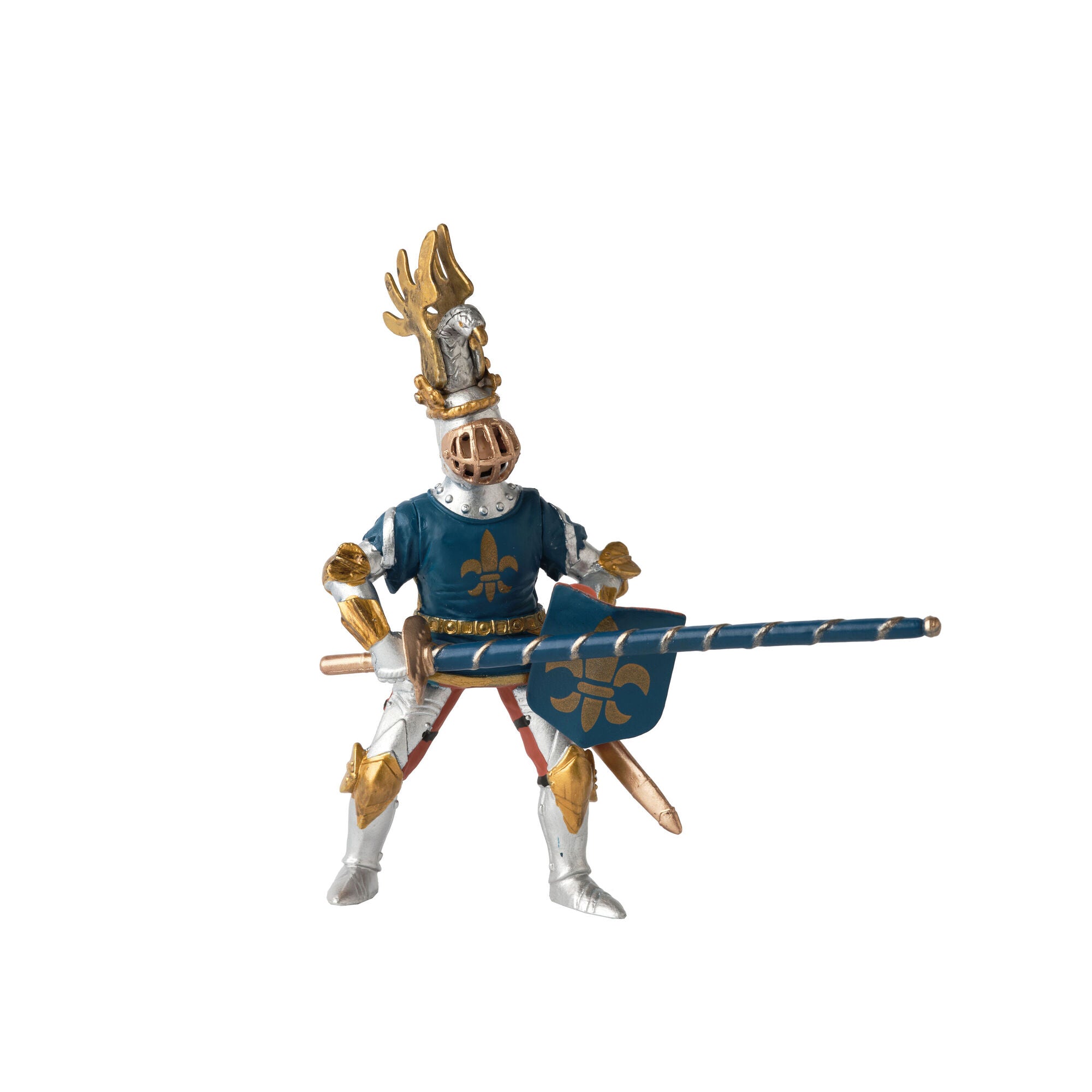 Blue Knight Fleur de Lys; The Medieval Fantasy World (papo) – Royal ...