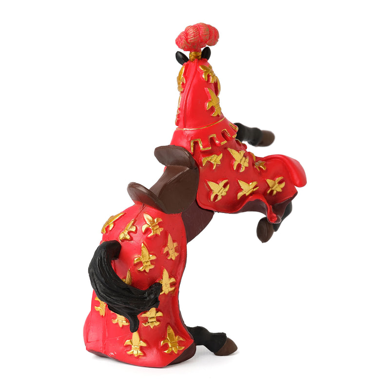 papo prince phillip horse in red back view