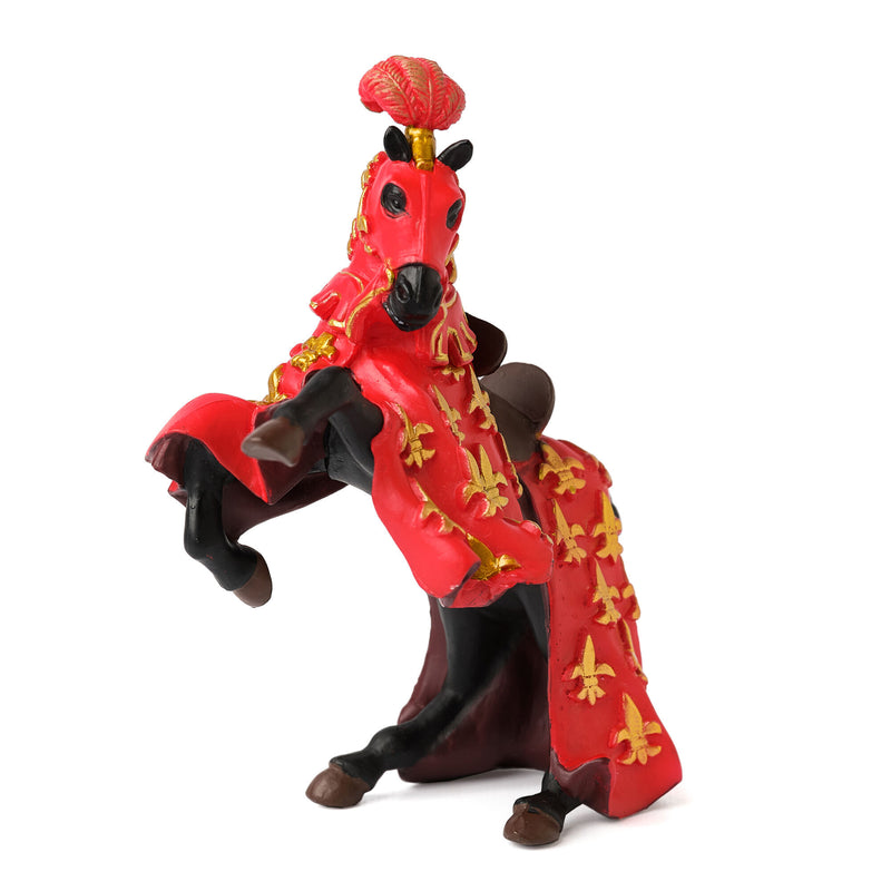 papo prince phillip horse in red front side