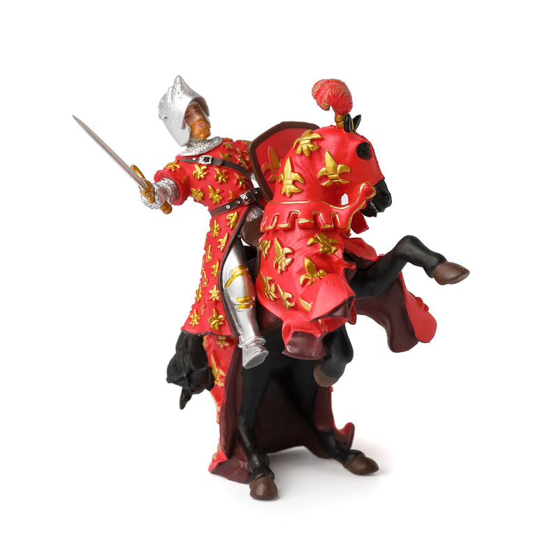 papo prince phillip horse in red with prince philip on back