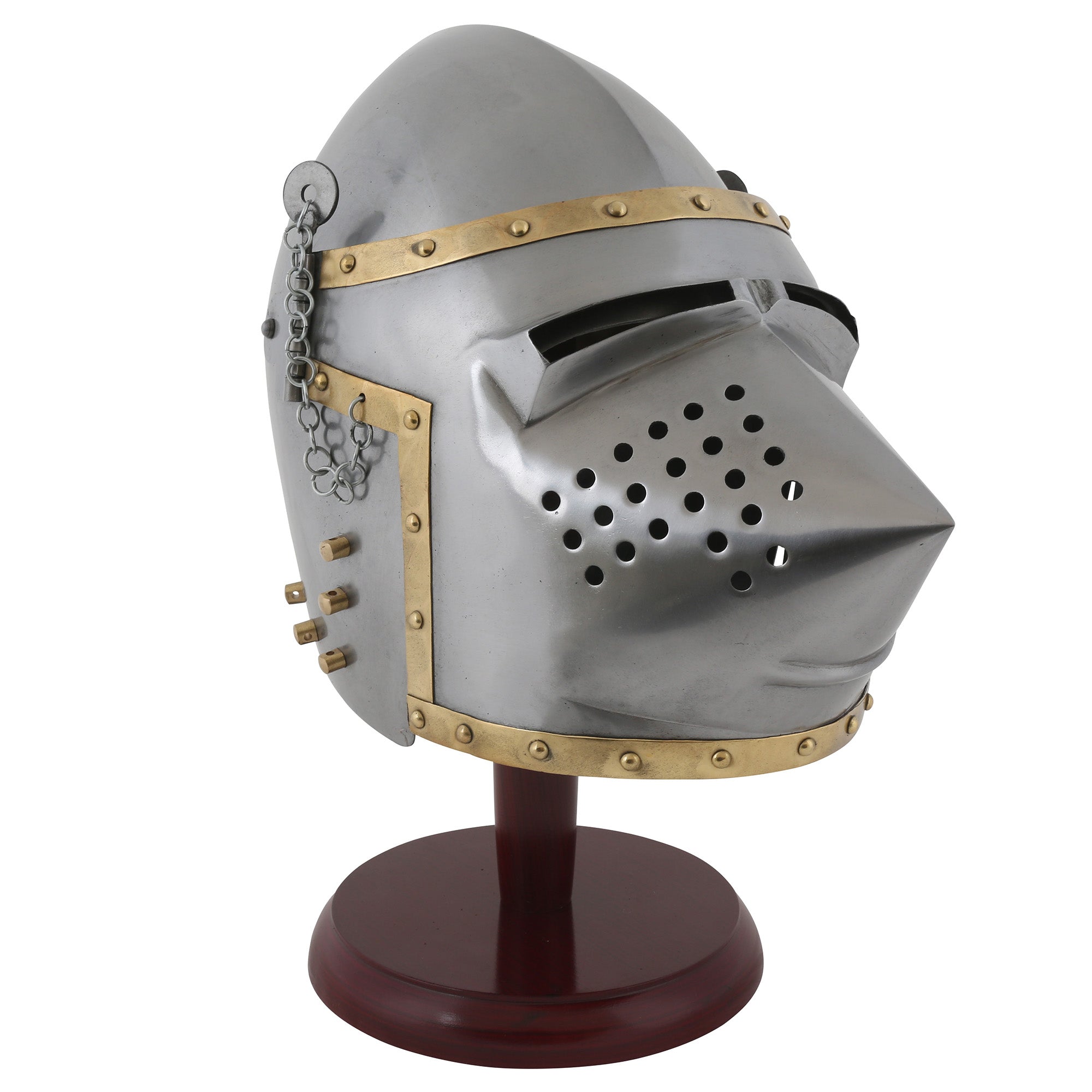 Pig-face Bascinet Replica Helmet – Helmets – Arms & Armour – Royal ...