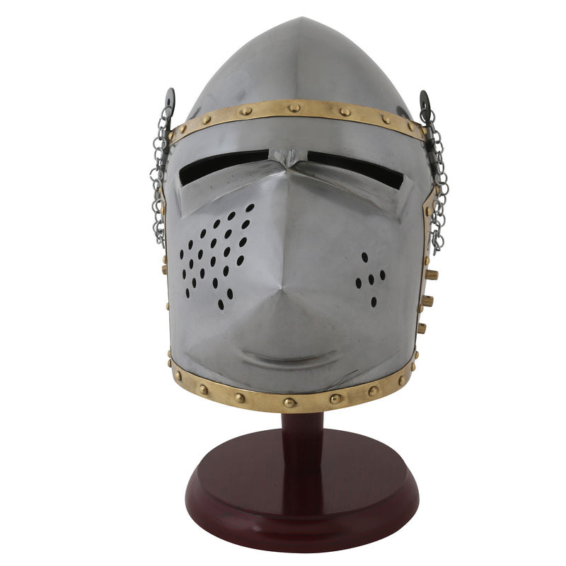 Pig-face Bascinet Replica Helmet – Helmets – Arms & Armour – Royal Armouries – Royal Armouries Museum Shop Pig-face Bascinet Replica Helmet – Helmets – Arms & Armour – Royal Armouries – Royal Armouries Museum Shop