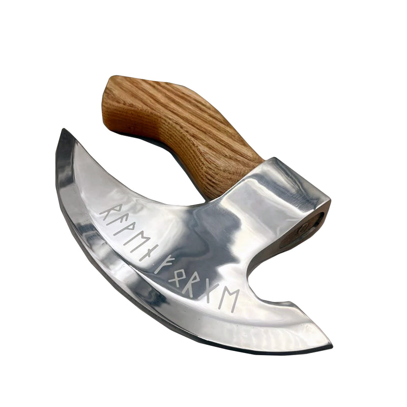 image of the pizza cutter from above on a white background
