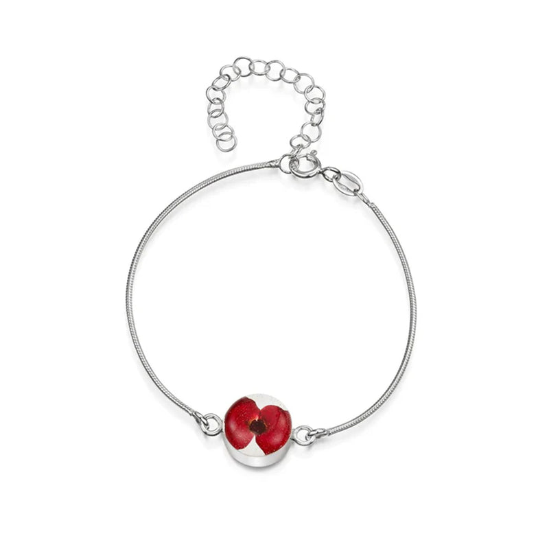 Poppy snake chain bracelet
