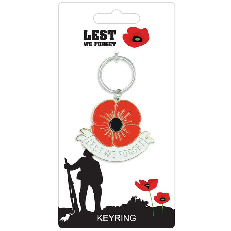 lest we forget poppy keyring