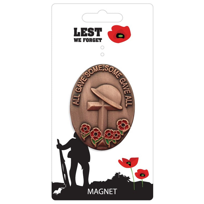 some gave all remembrance poppy magnet