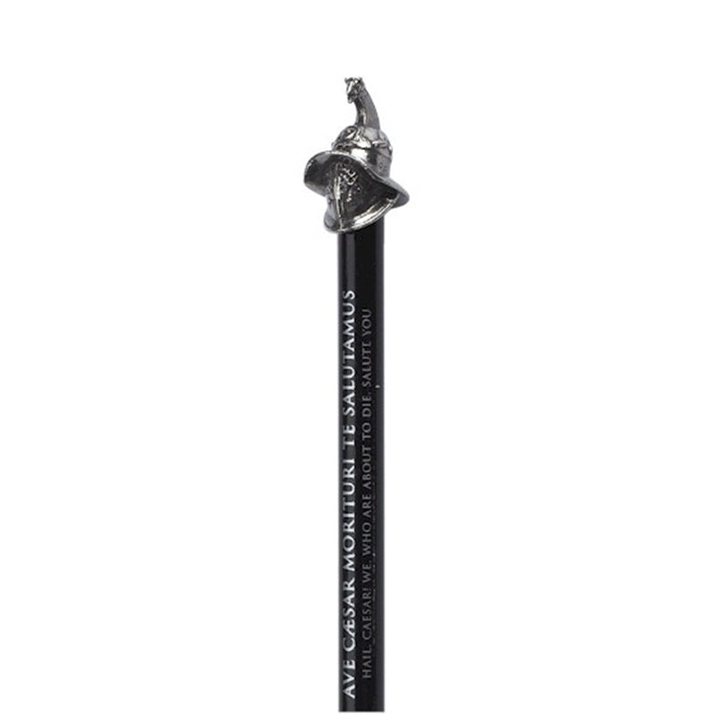 Roman gladiator helmet pencil topper