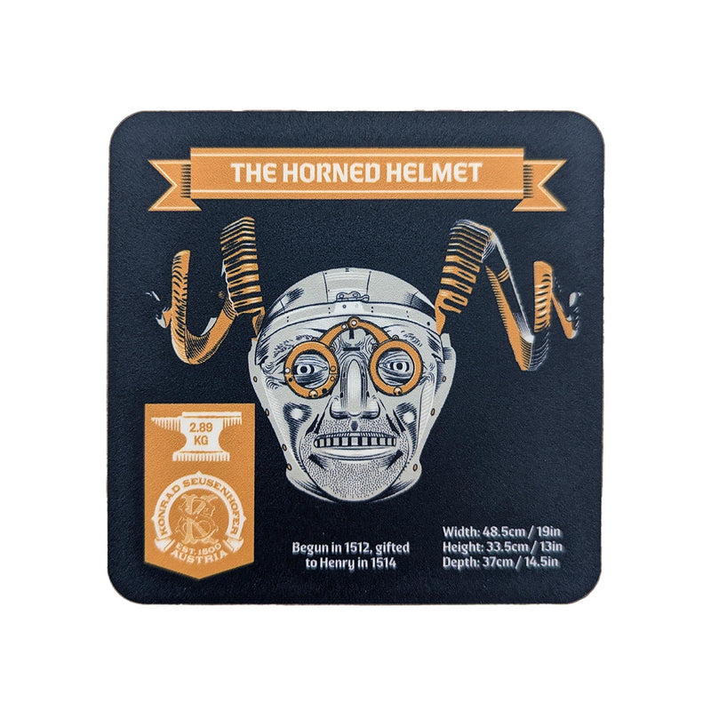 Set of 4 Coasters - Royal Armour of Henry VIII