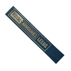 navy royal armouries bookmark with gold lettering