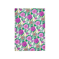 Indian dagger collection floral hardback notebook cover