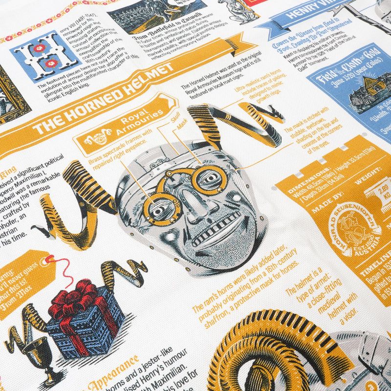 Factsheet Tea Towel - Royal Armour of Henry VIII