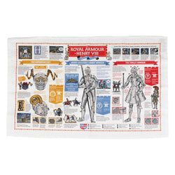 Factsheet Tea Towel - Royal Armour of Henry VIII