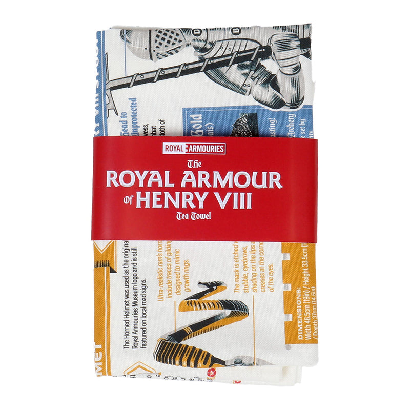 Factsheet Tea Towel - Royal Armour of Henry VIII