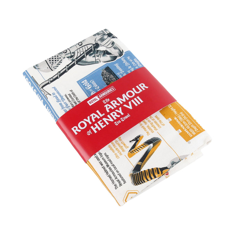 Factsheet Tea Towel - Royal Armour of Henry VIII
