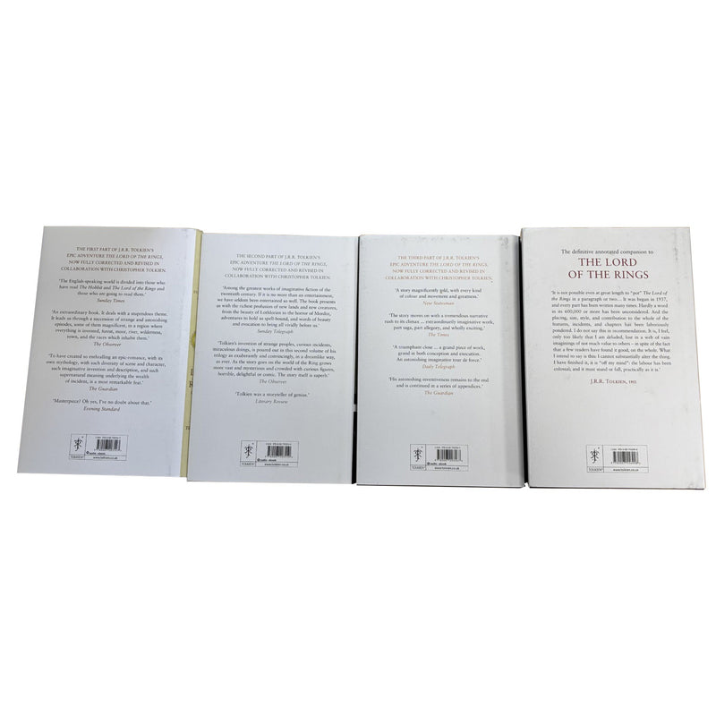 lord of the rings box set back of books showing dark scuff marks