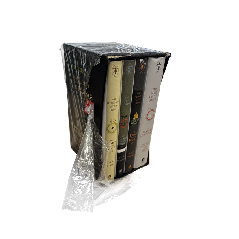 lord of the rings box set showing damage to the presentation box and the return of the king book