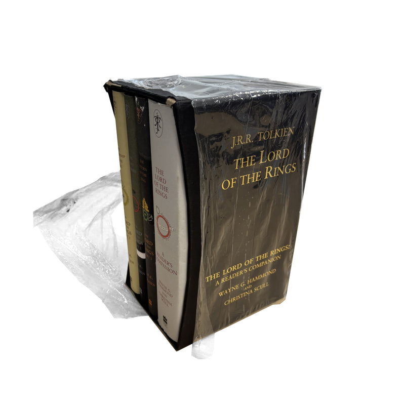 lord of the rings box set showing some damage to the presentation box at the top