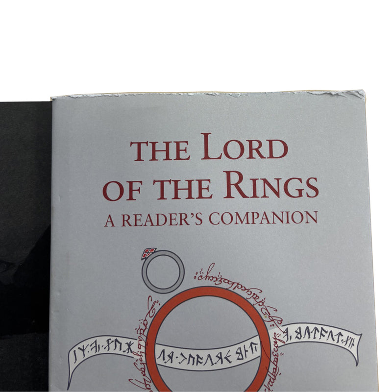 lord of the rings box set front of readers companion showing scuffing to the top of the dust cover