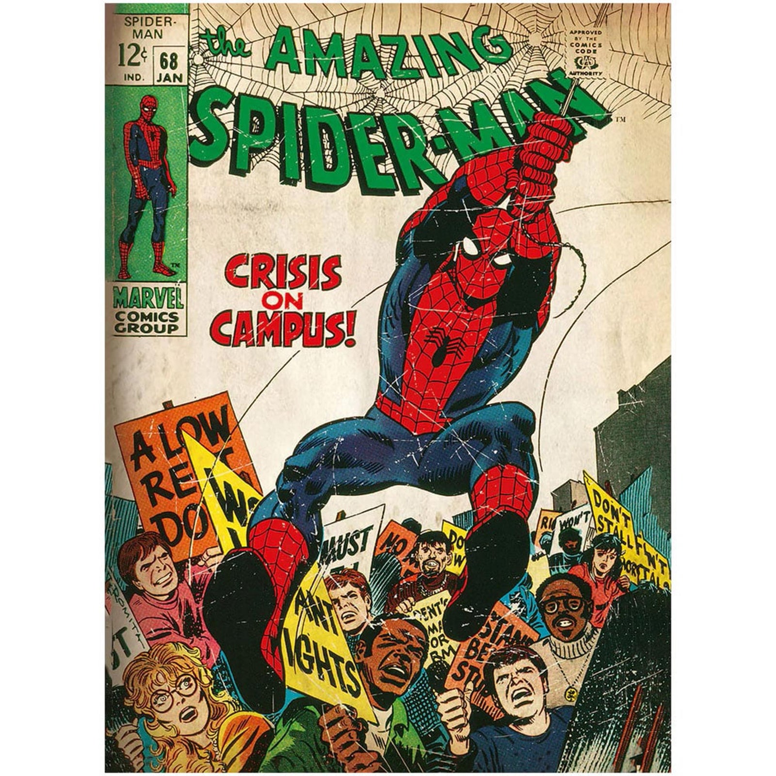 Spiderman and Hulk Comic Book Cover Poster Set - Marvel – Royal