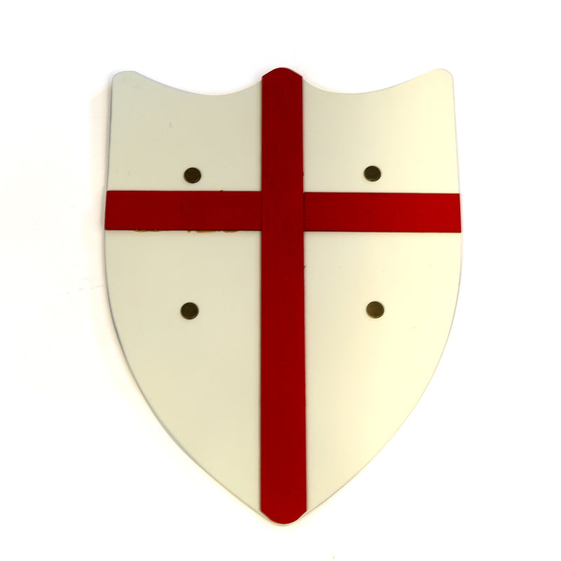 Childrens St. Georges Cross wooden shield front view