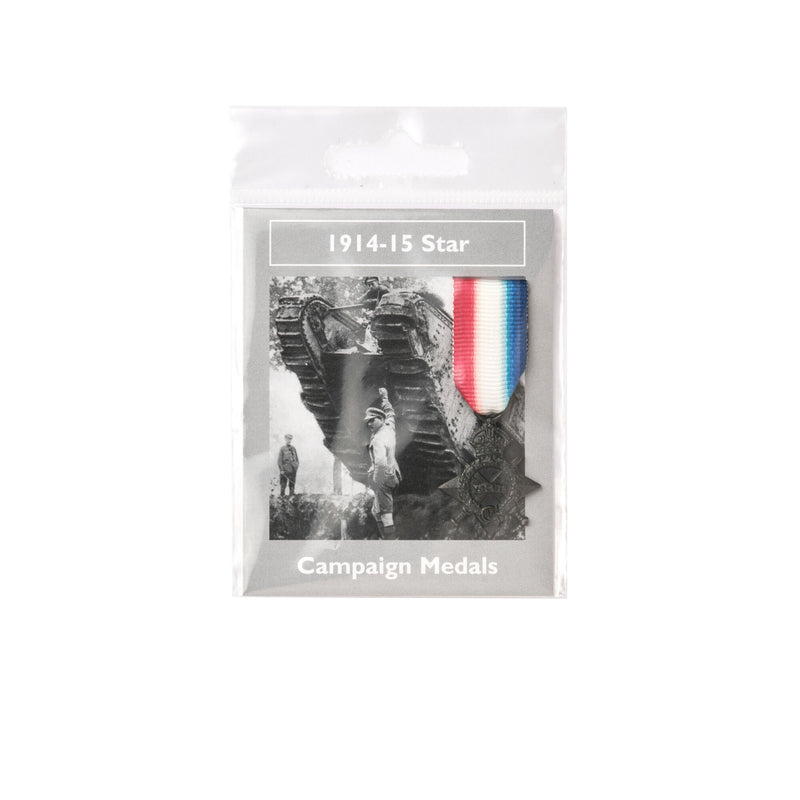 1914-1915 star medal replica in packaging