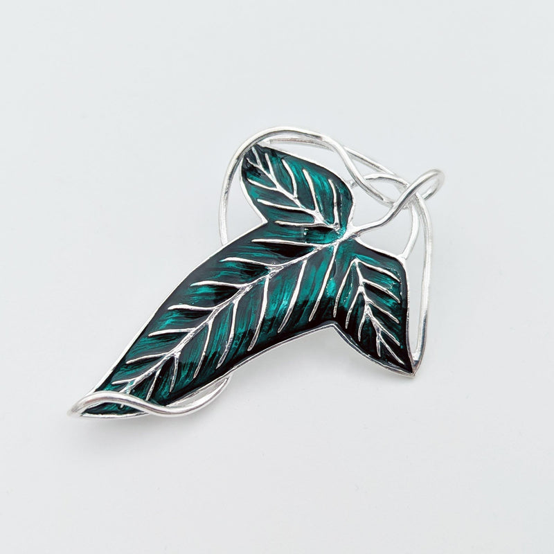 Elven Leaf Sterling Silver Brooch - The Lord of the Rings