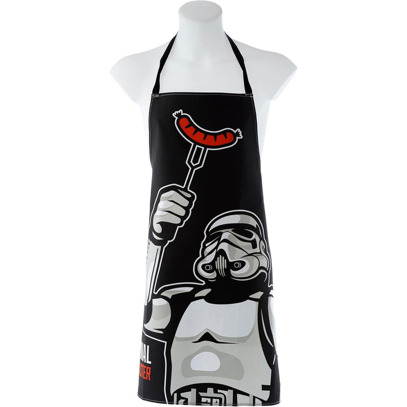 stormtrooper bbq apron on mannequin front