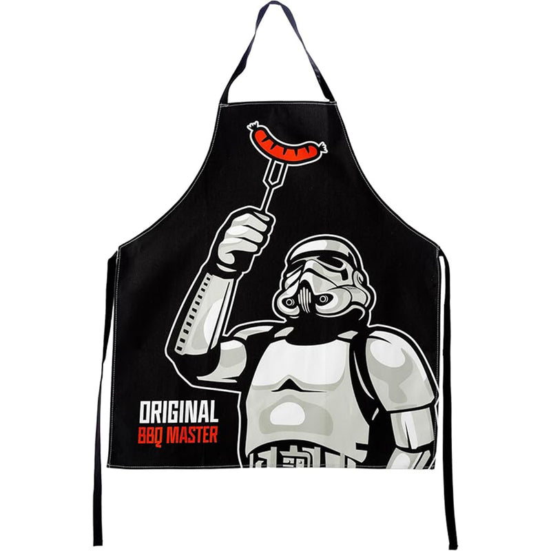 stormtrooper bbq apron unfolded