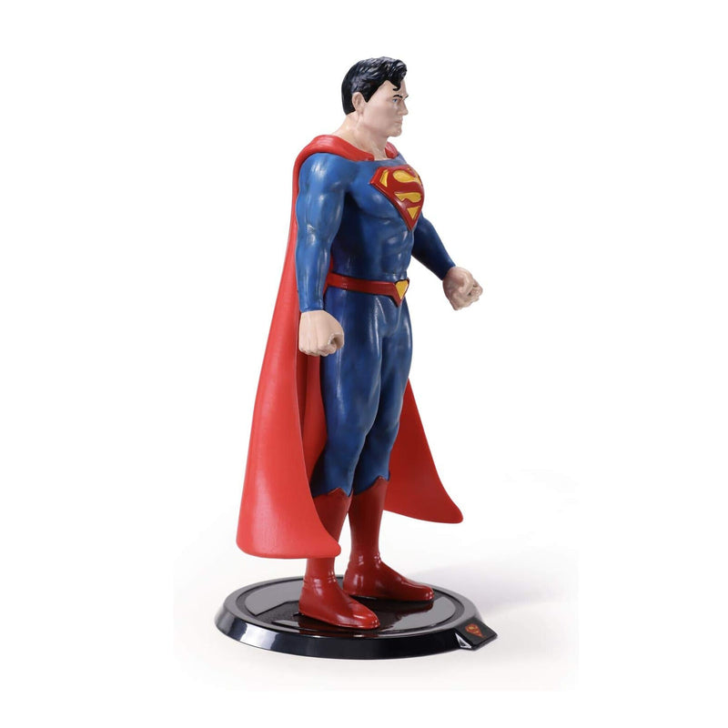 superman bendy fig on stand right side view