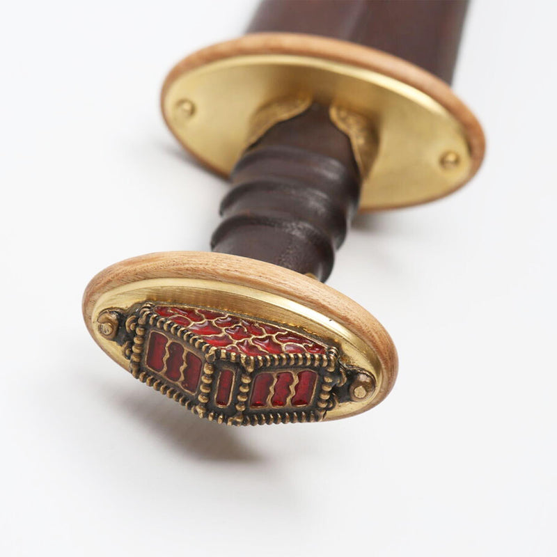 sutton hoo replica sword pommel detail