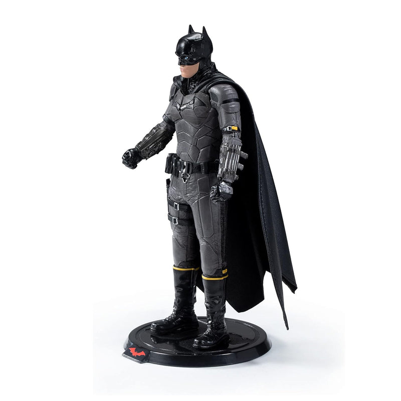 batman movie bendyfig on stand left side