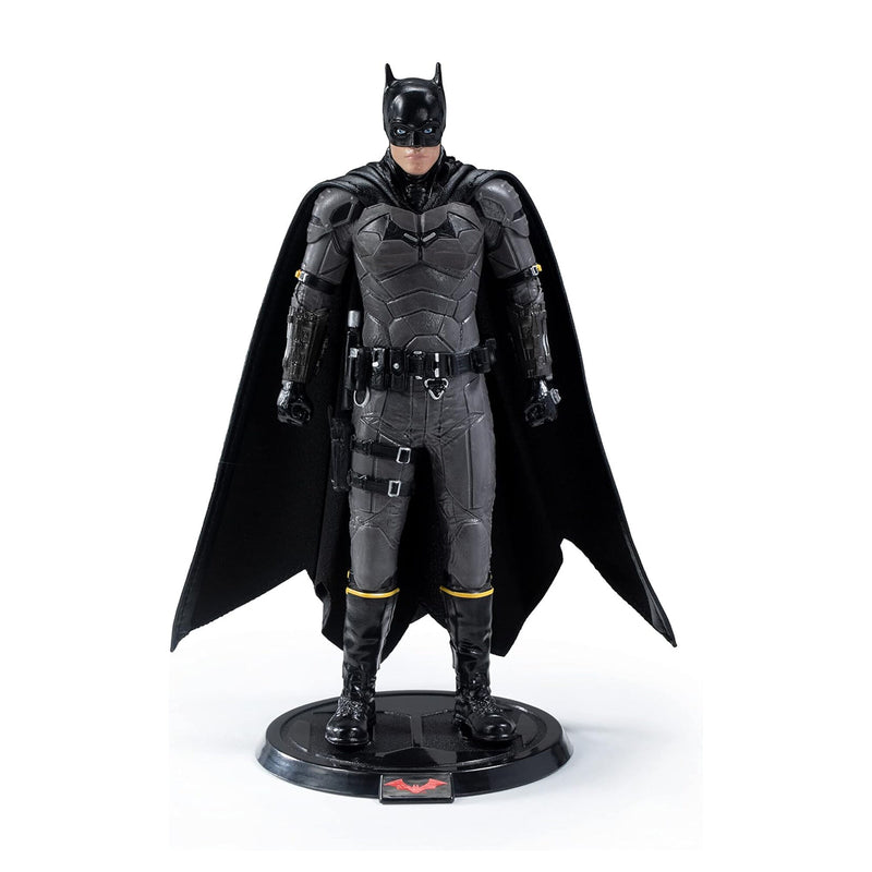 batman movie bendyfig on stand front view