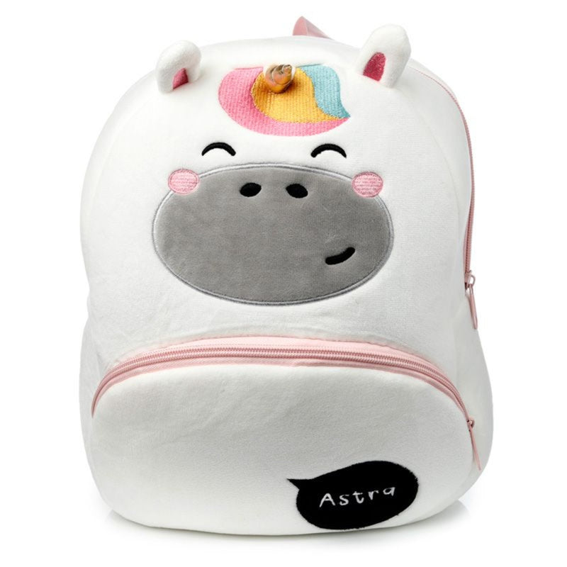 unicorn backpack front
