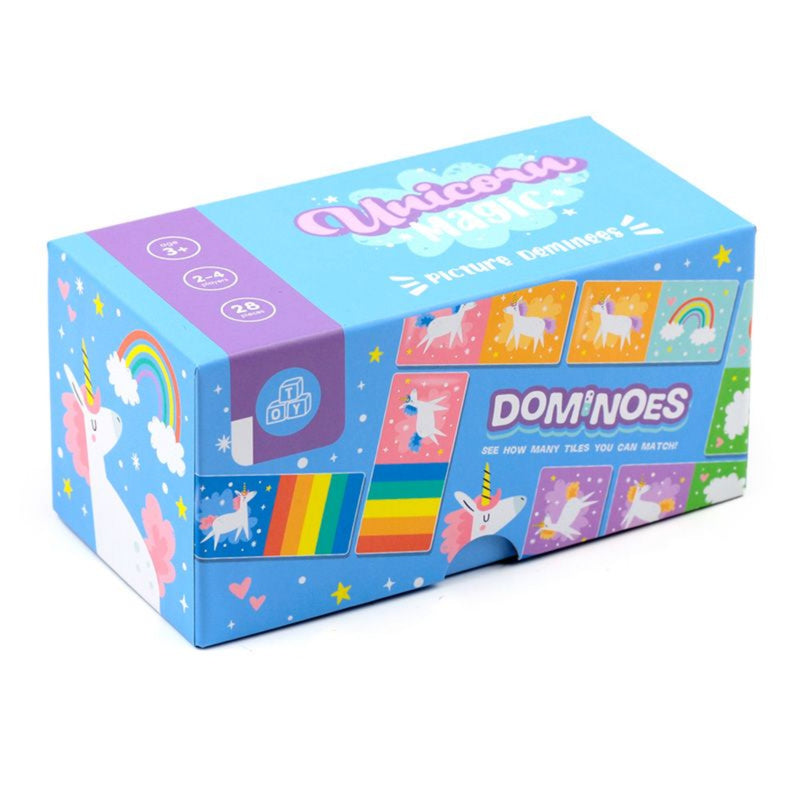 Unicorn Magic Kids Dominoes Set
box