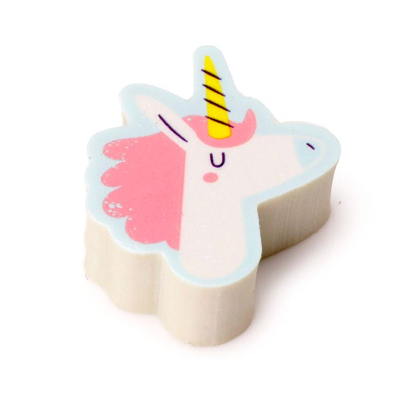 Unicorn Magic 3 Piece Eraser Set
 pink