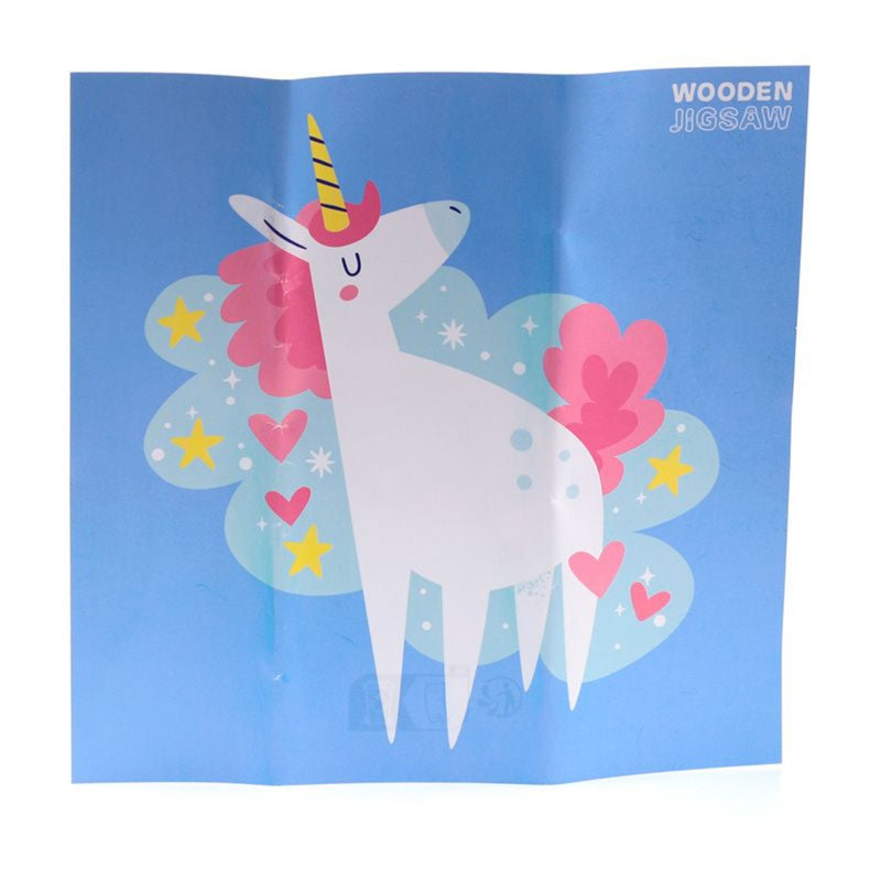 Unicorn Magic 90pc Shaped Jigsaw Puzzle poster
