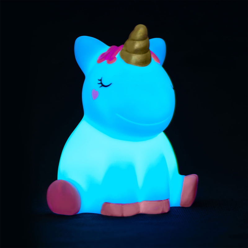 Sweet Dreams Unicorn Night Light blue