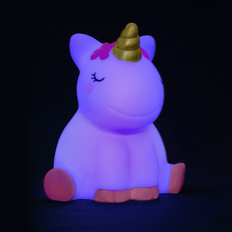 Sweet Dreams Unicorn Night Light purple